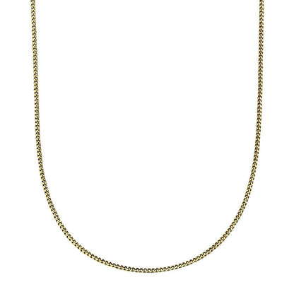 Kinder Halskette 8 Karat Gold Flachpanzerkette 36/38cm